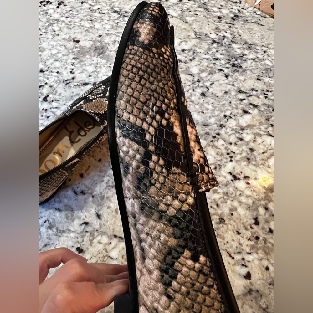 Sam Edelman Leon Snake Python Slip On Leather Loa… - image 6